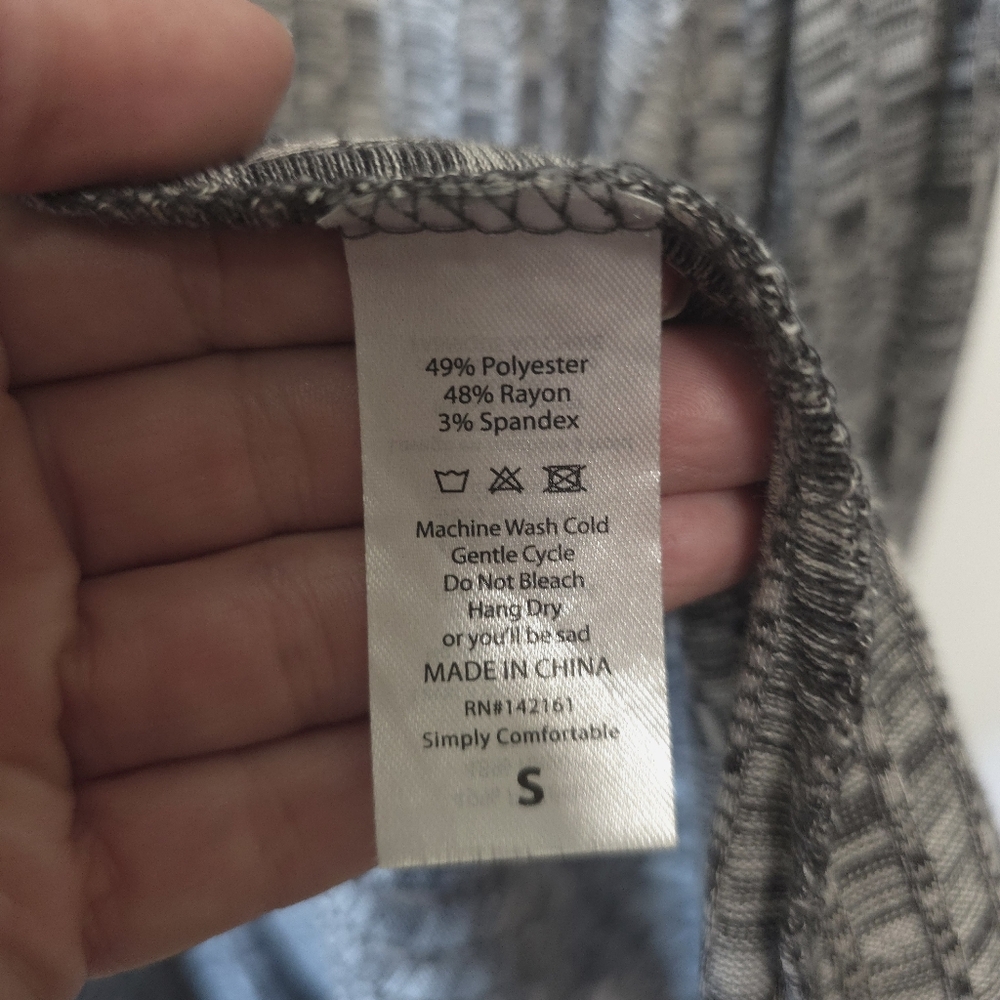Gray Patterned Long Cardigan - Picture 4 of 4